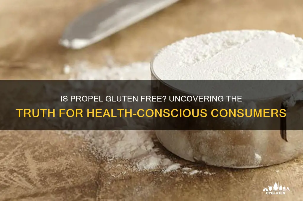 is propel gluten free