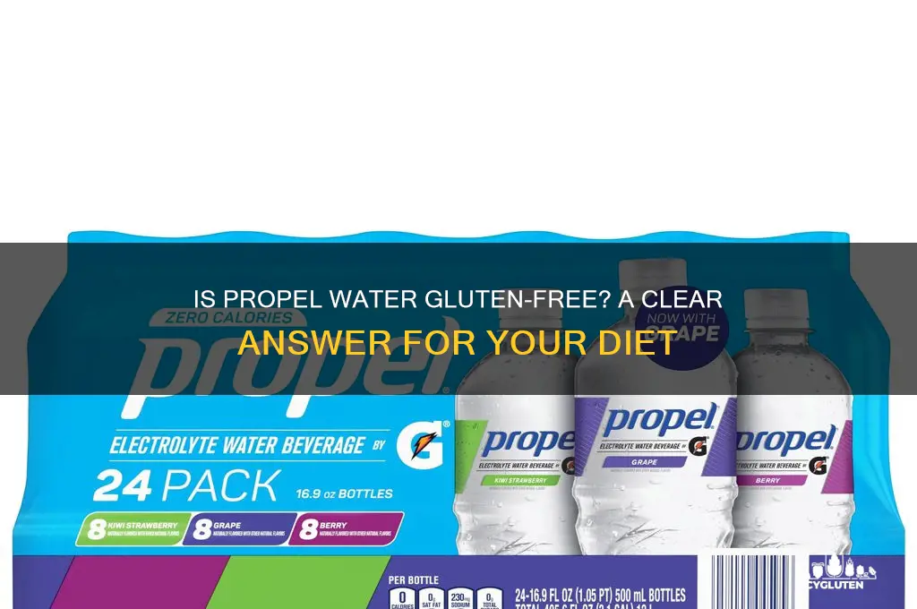 is propel water gluten free