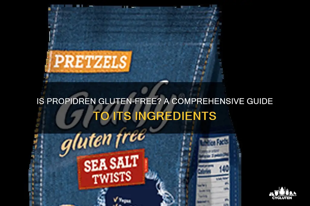 is propidren gluten free
