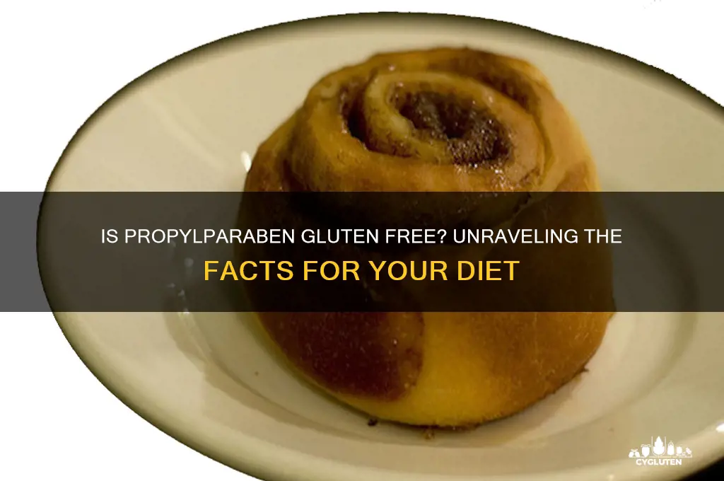 is propylparaben gluten free