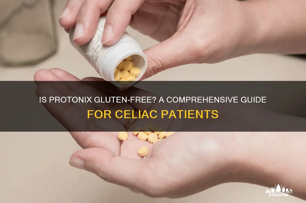 is protonix gluten free