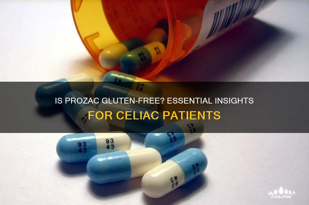 is prozac gluten free