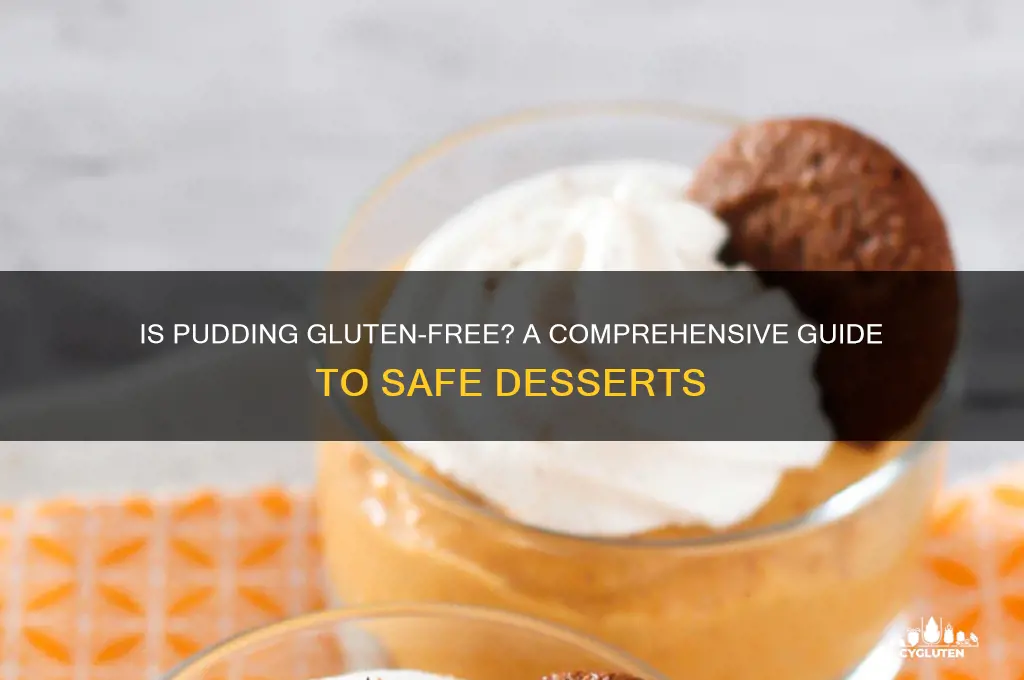 is pudding gluten-free
