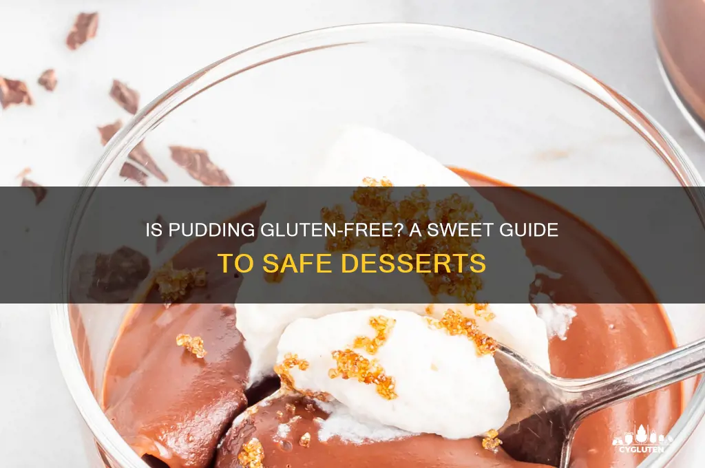 is puddng gluten free