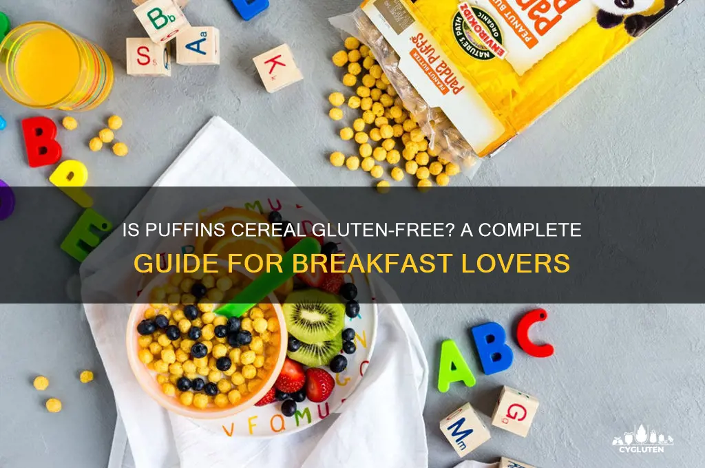 is puffins cereal gluten free
