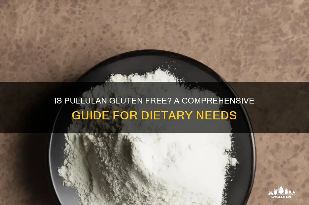 is pullulan gluten free