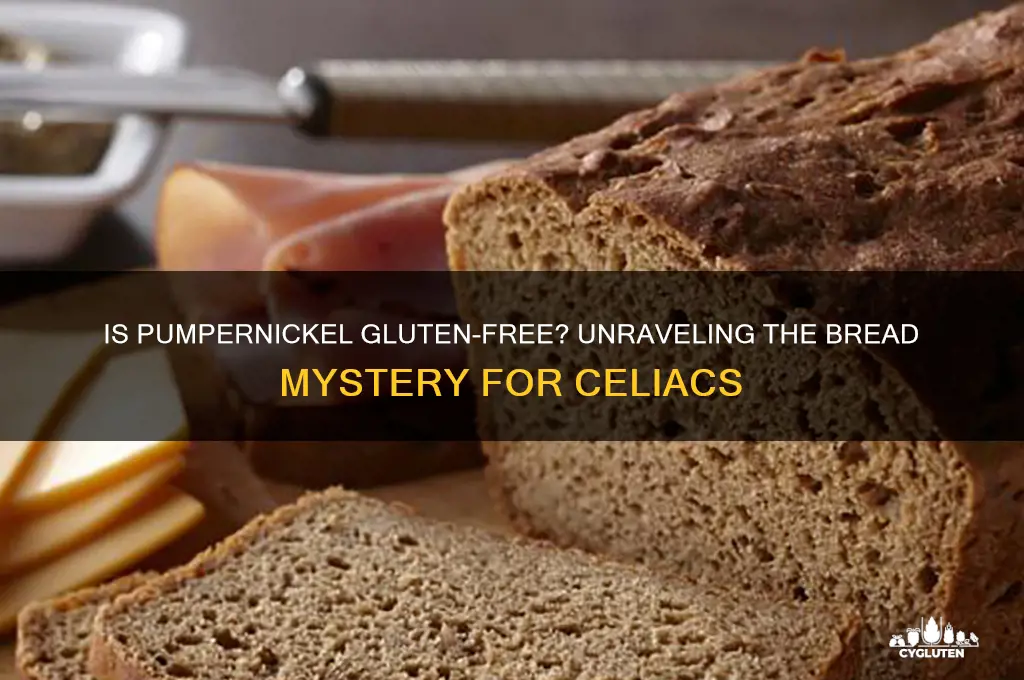 is pumpernickel gluten free