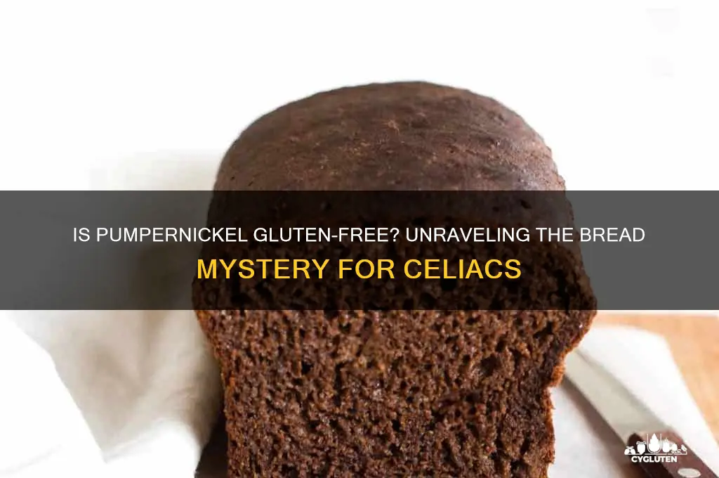 is pumpernickle gluten free