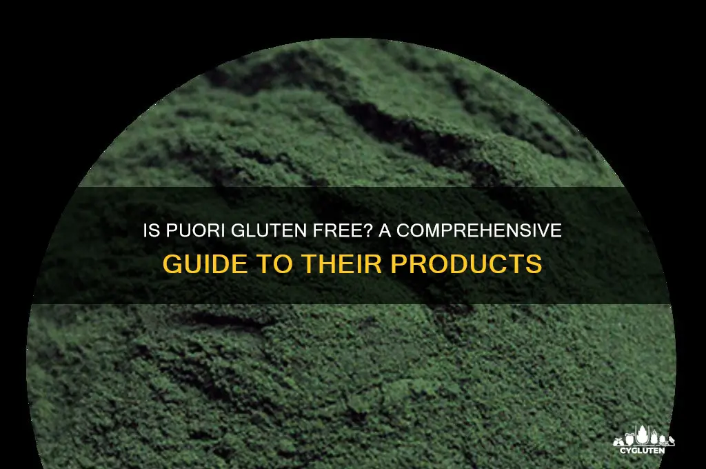 is puori gluten free