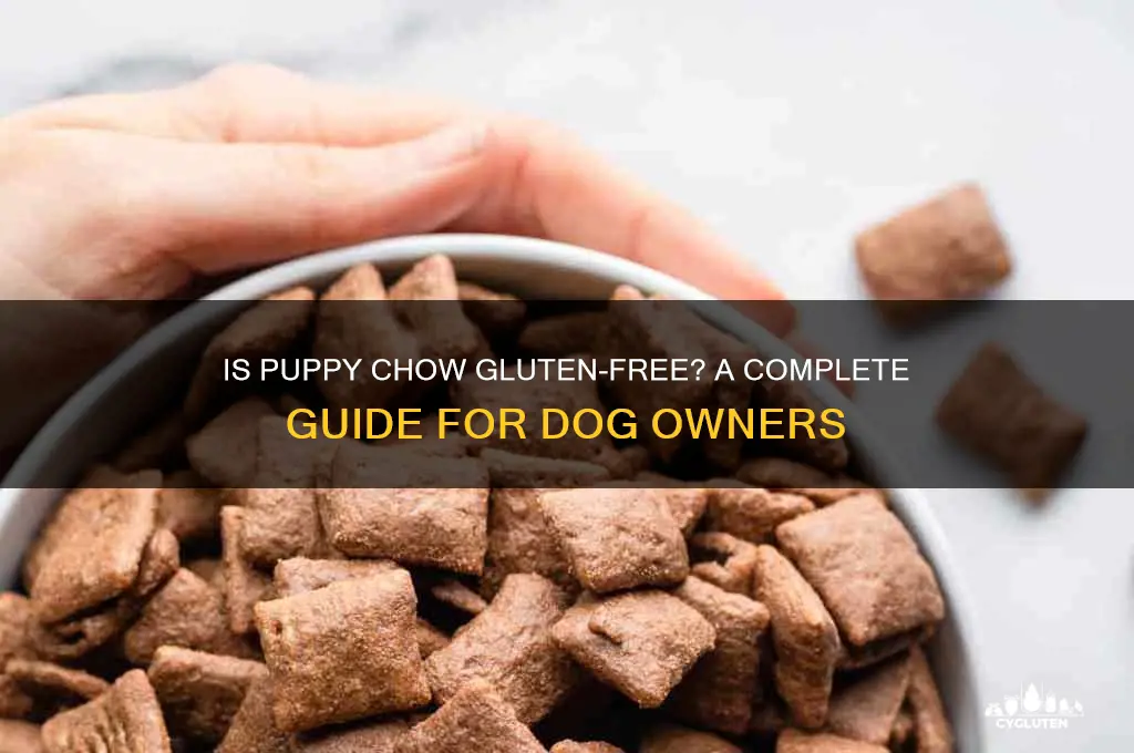 is puppy chow gluten free