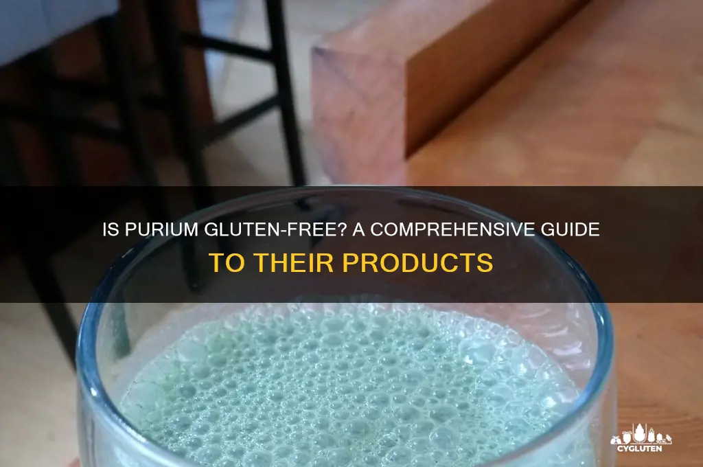 is purium gluten free