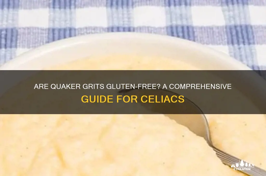 is quaker grits gluten free