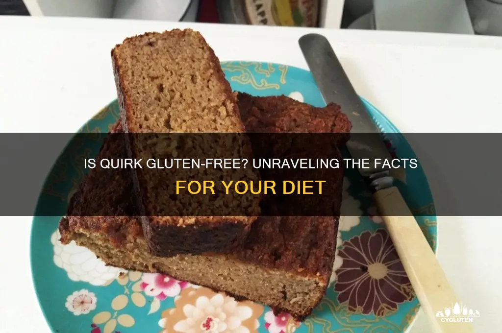is quirk gluten free