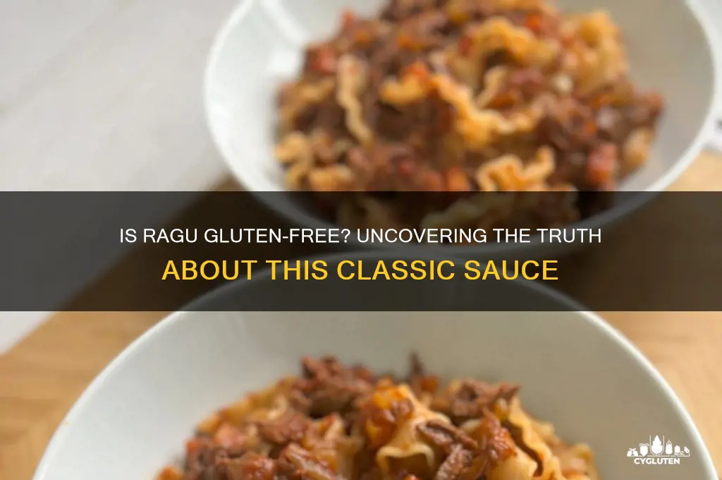 is ragu gluten free