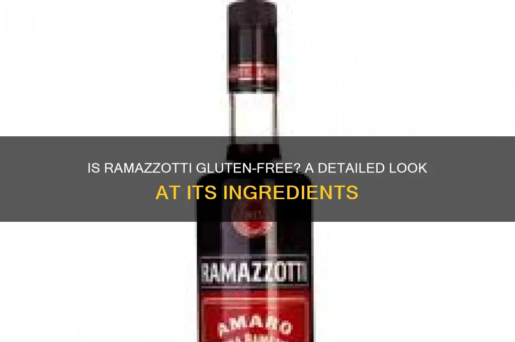 is ramazzotti gluten free