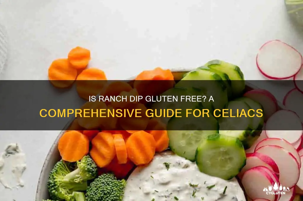 is ranch dip gluten free