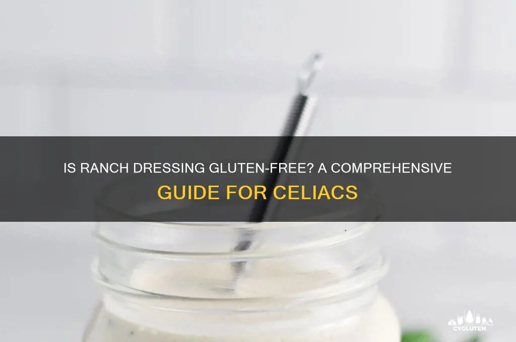 is ranch gluten-free