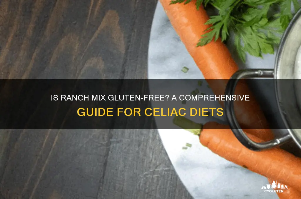 is ranch mix gluten free