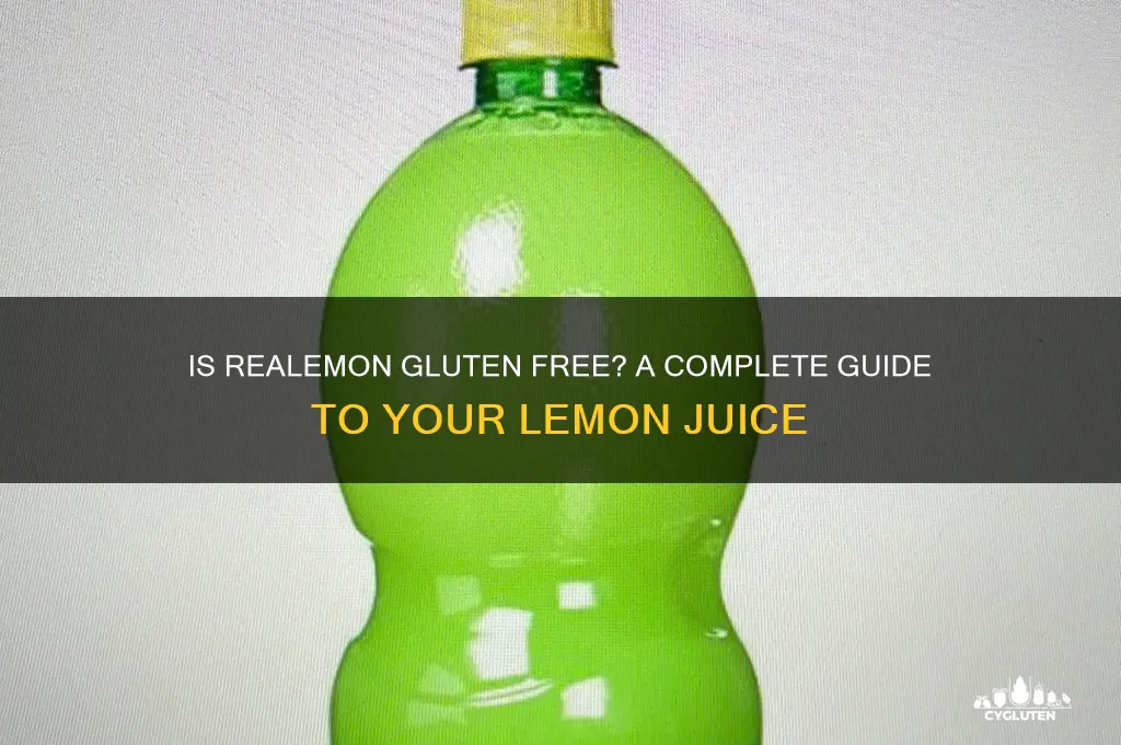 is realemon gluten free
