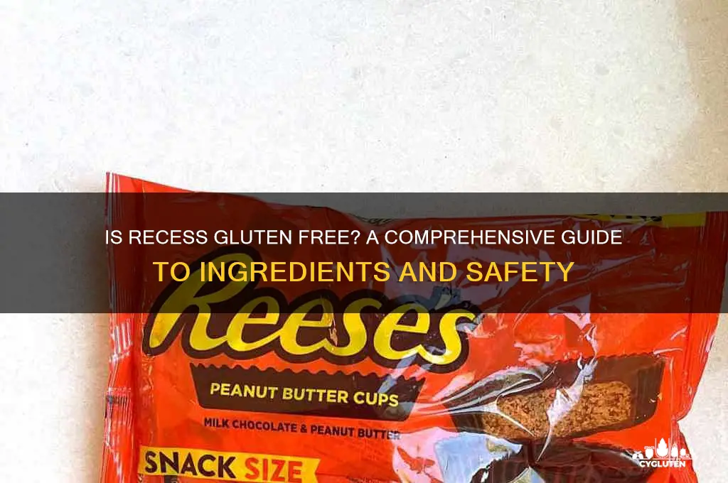 is recess gluten free