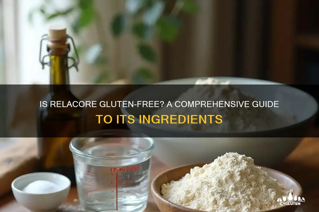 is relacore gluten free