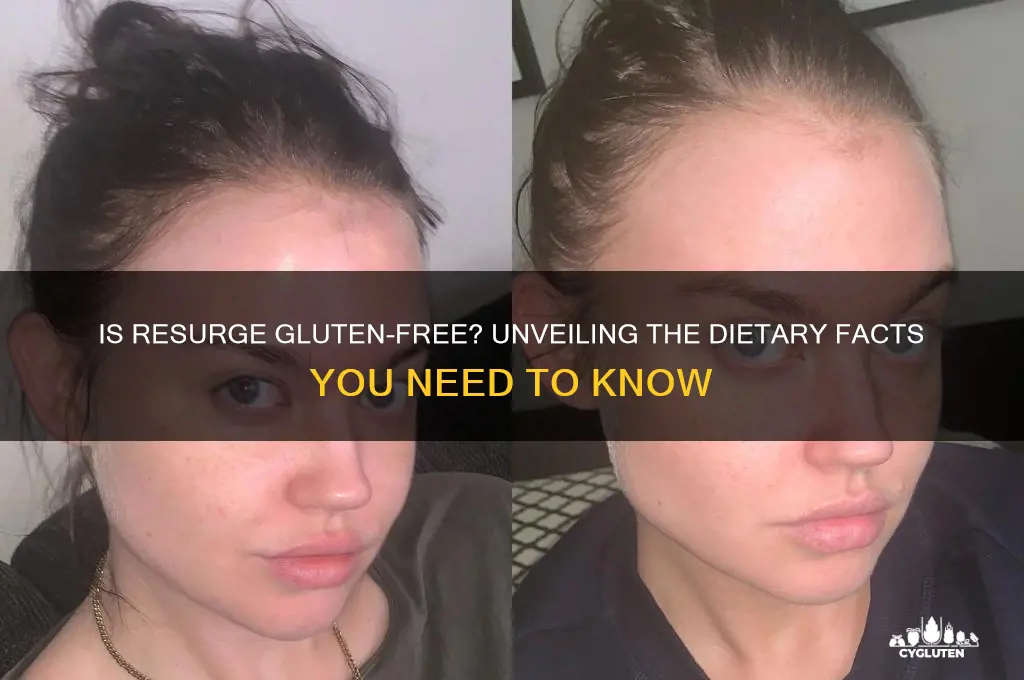is resurge gluten free