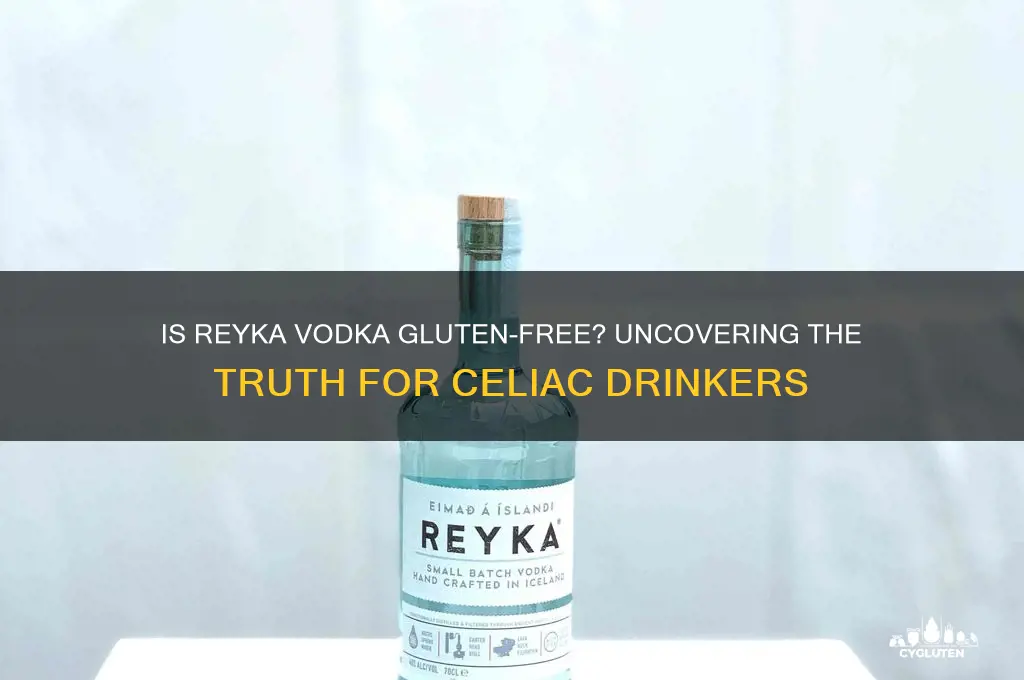 is reyka vodka gluten free
