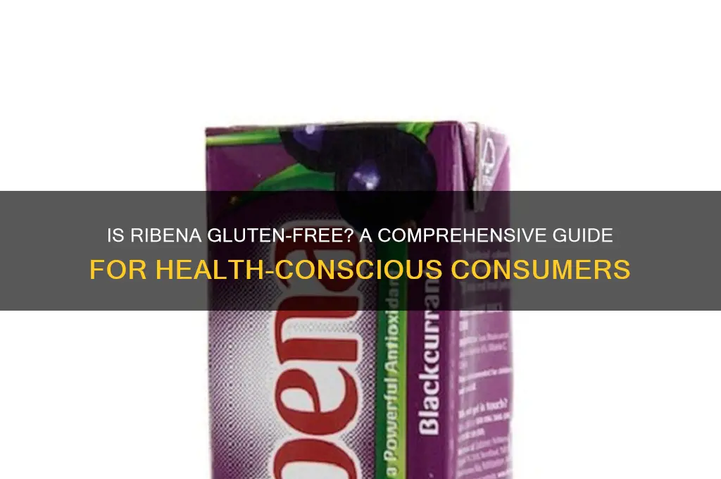 is ribena gluten free