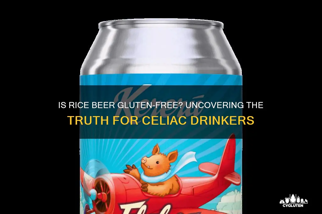 is rice beer gluten free