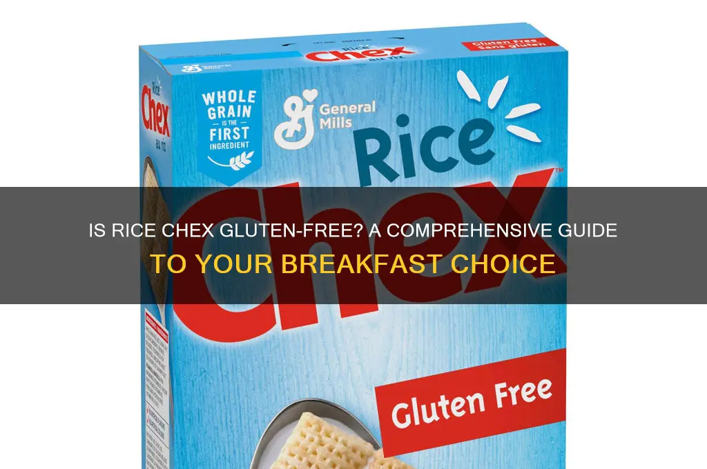 is rice chex gluten free