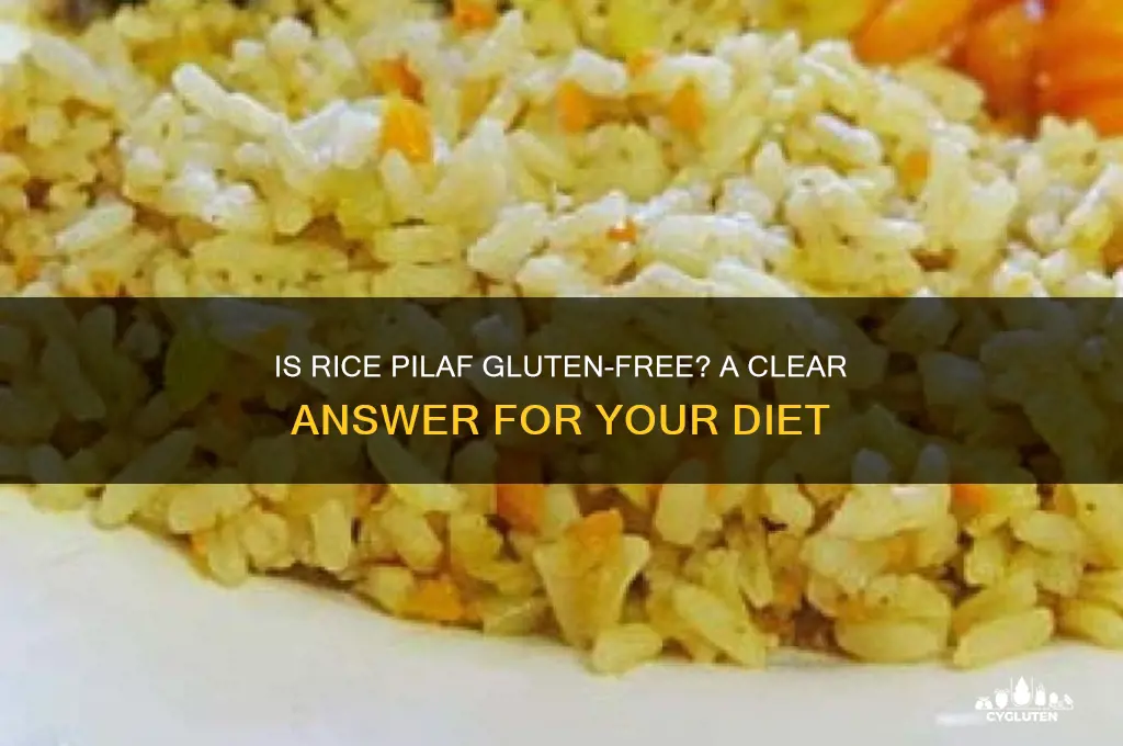 is rice pilaf gluten free