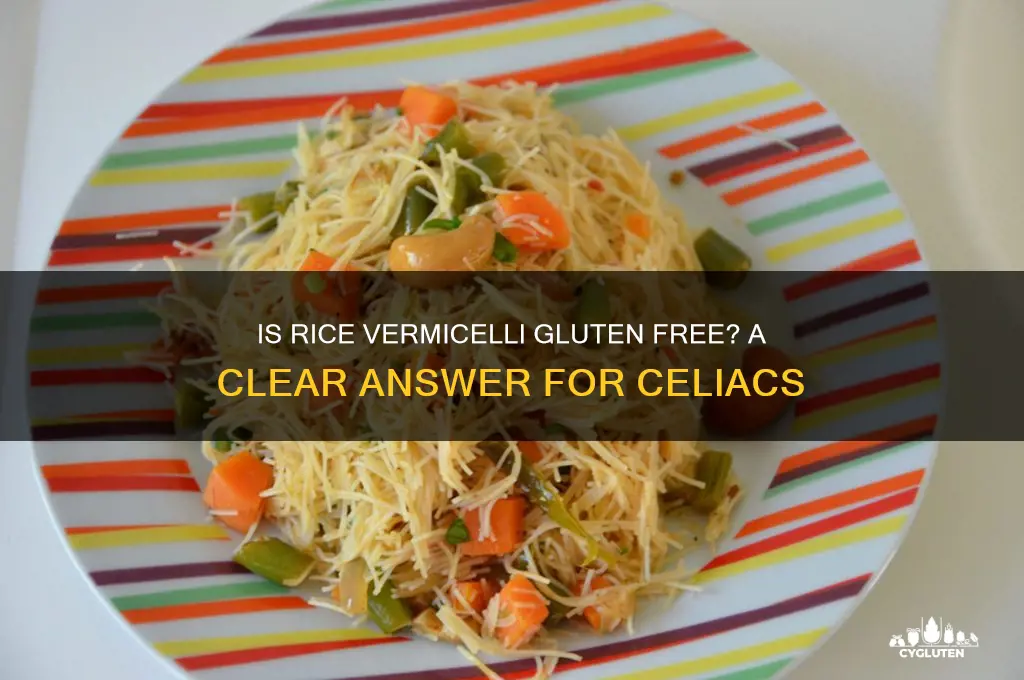 is rice vermicelli gluten free