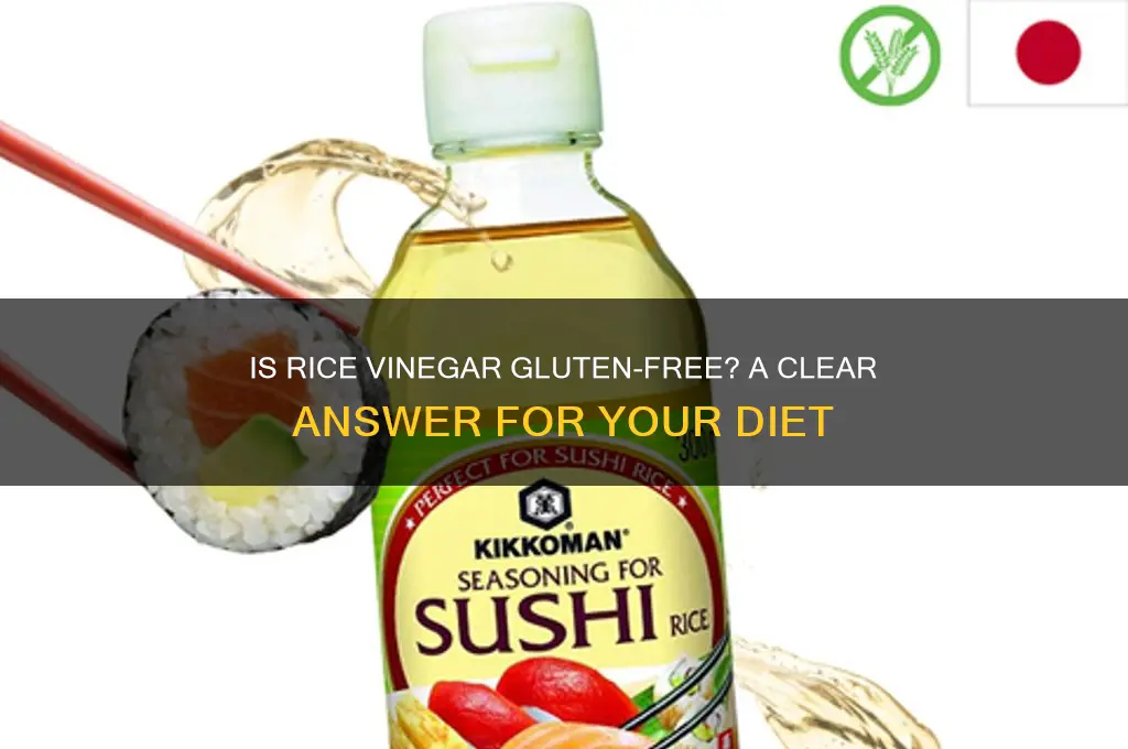 is rice vinegar gluten free