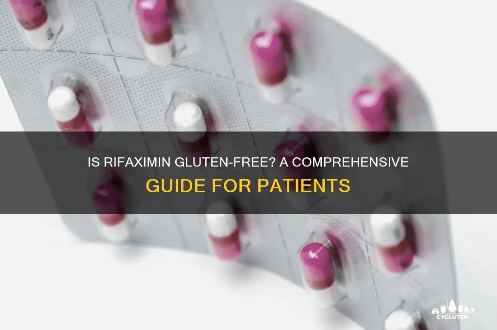 is rifaximin gluten free