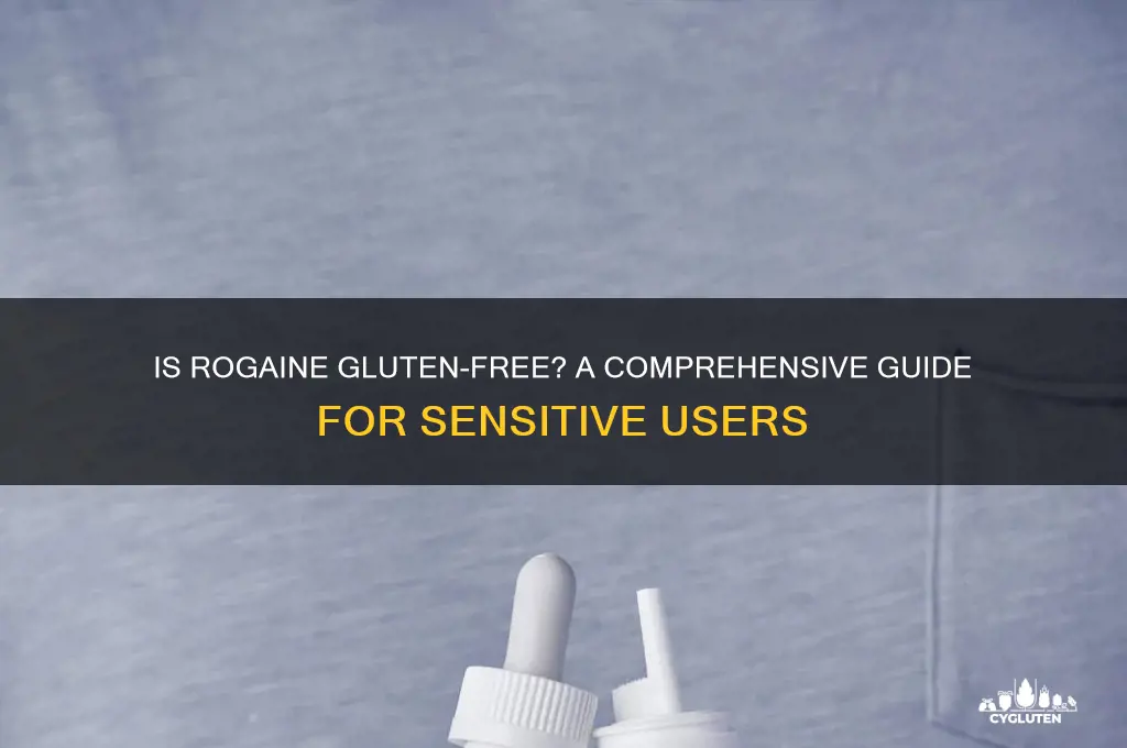 is rogaine gluten free