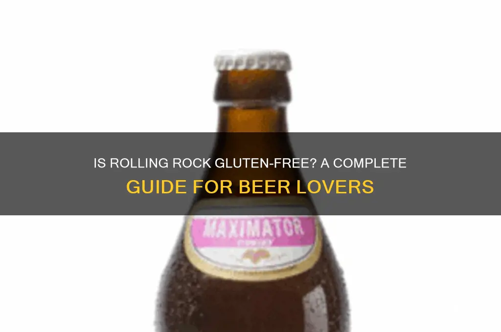 is rolling rock gluten free