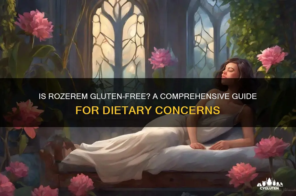 is rozerem gluten free