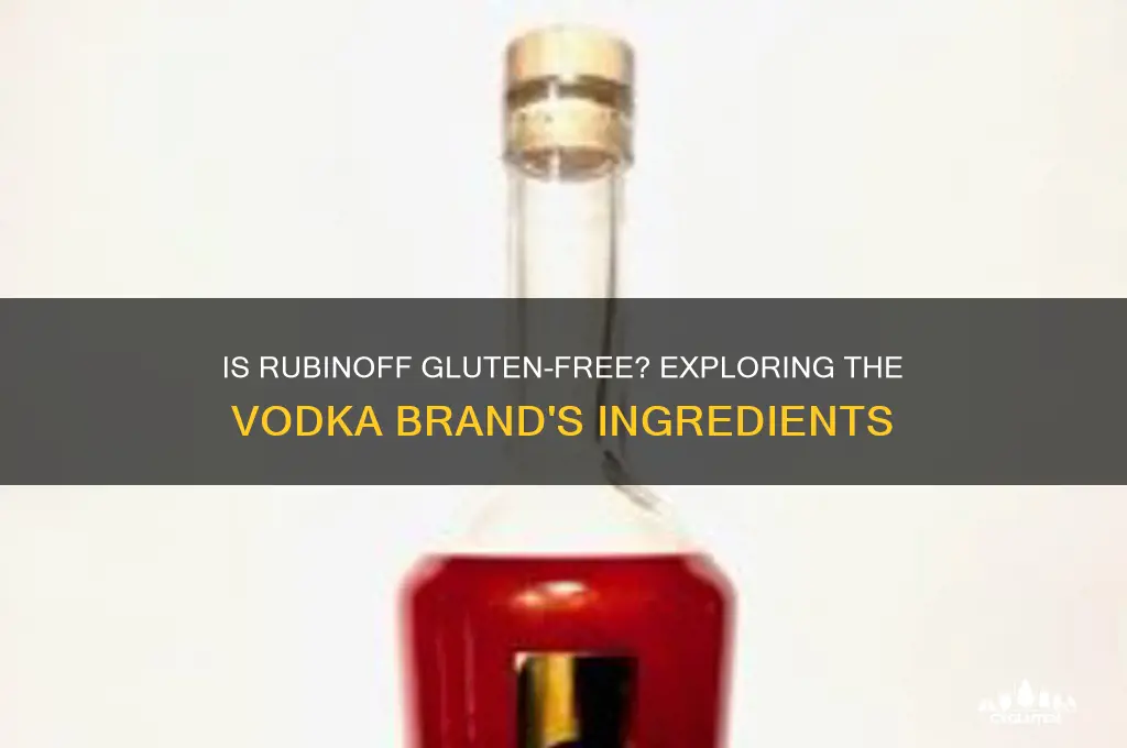 is rubinoff gluten free