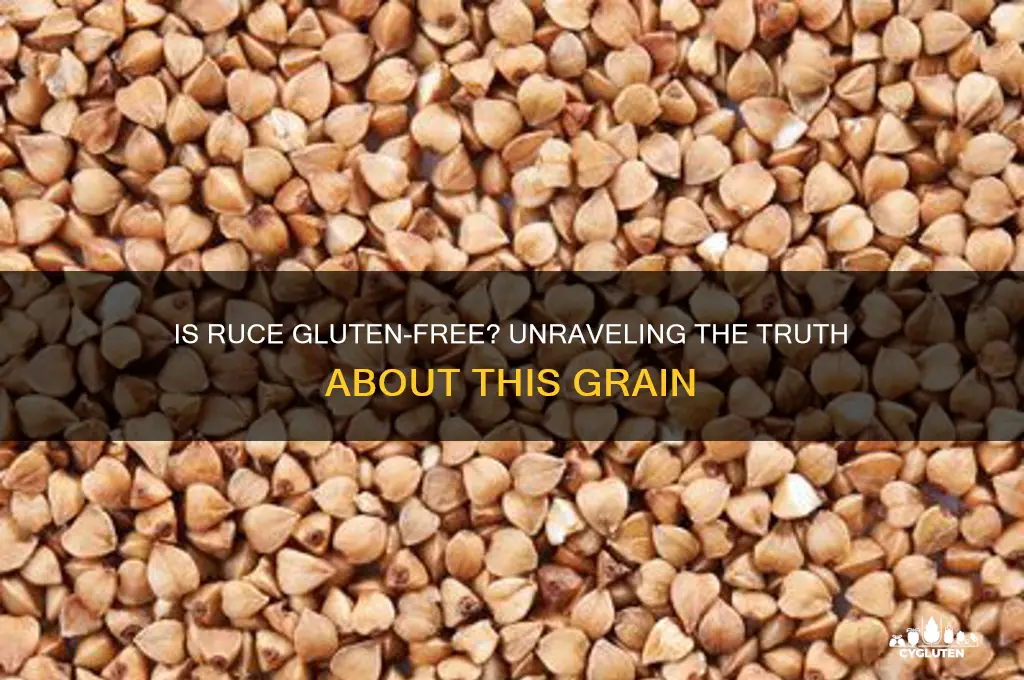 is ruce gluten free