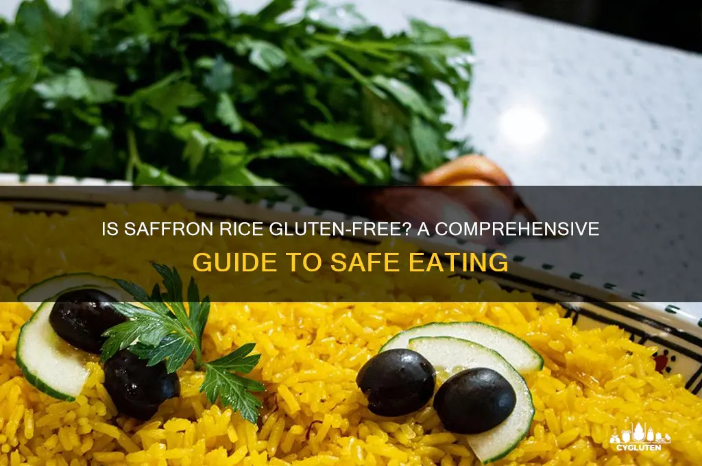 is saffron rice gluten free