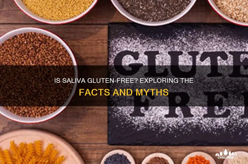 is saliva gluten free