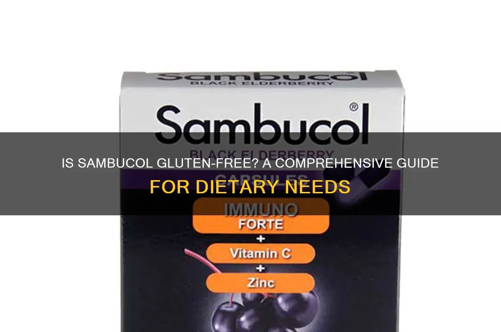 is sambucol gluten free