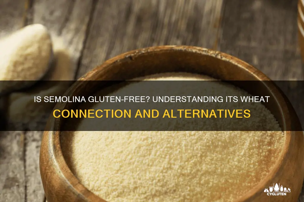 is samolina gluten free