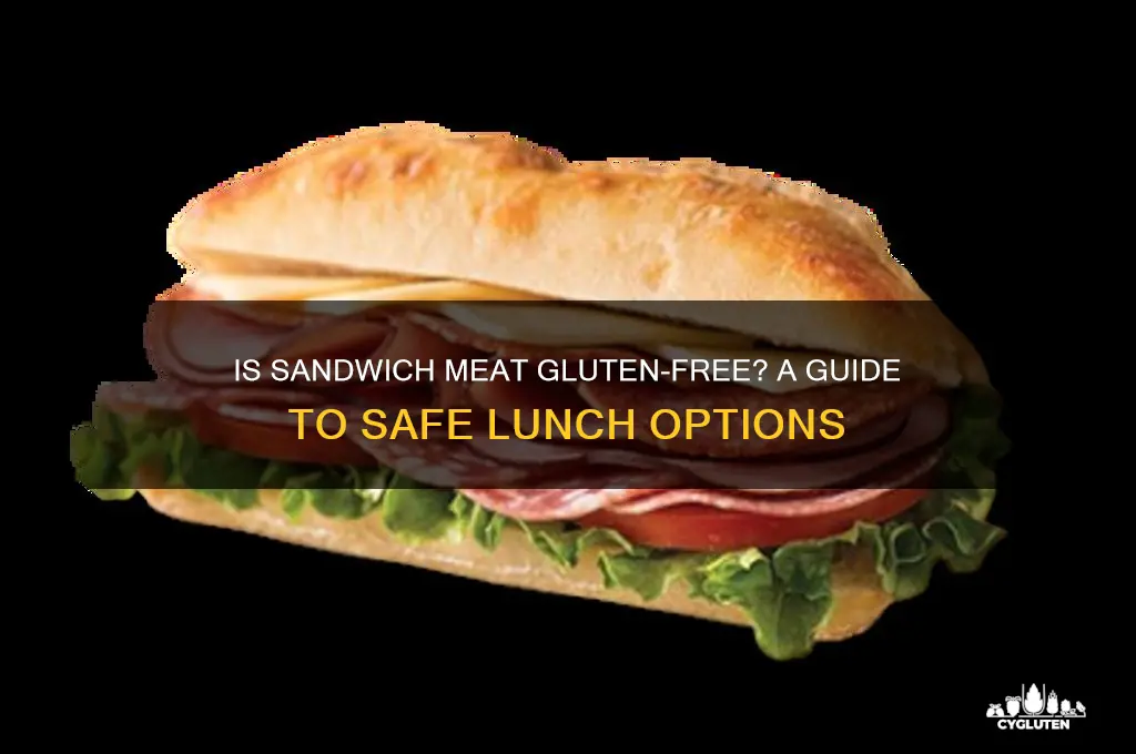 is sandwich meat gluten free