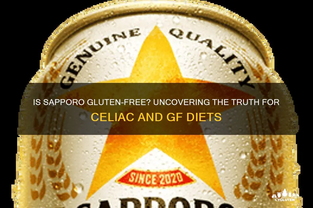is saporo gluten free