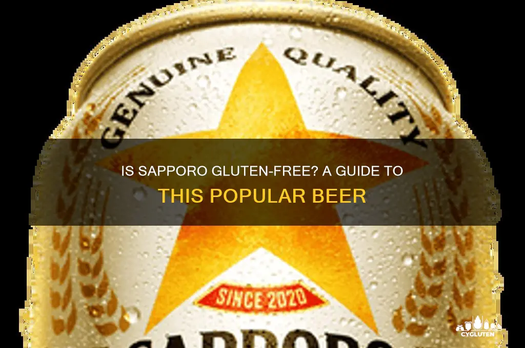 is sapporo gluten-free