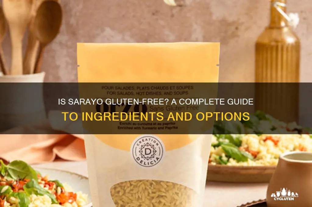 is sarayo gluten free