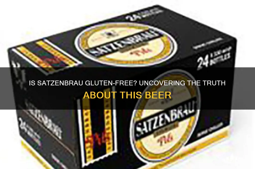 is satzenbrau gluten free