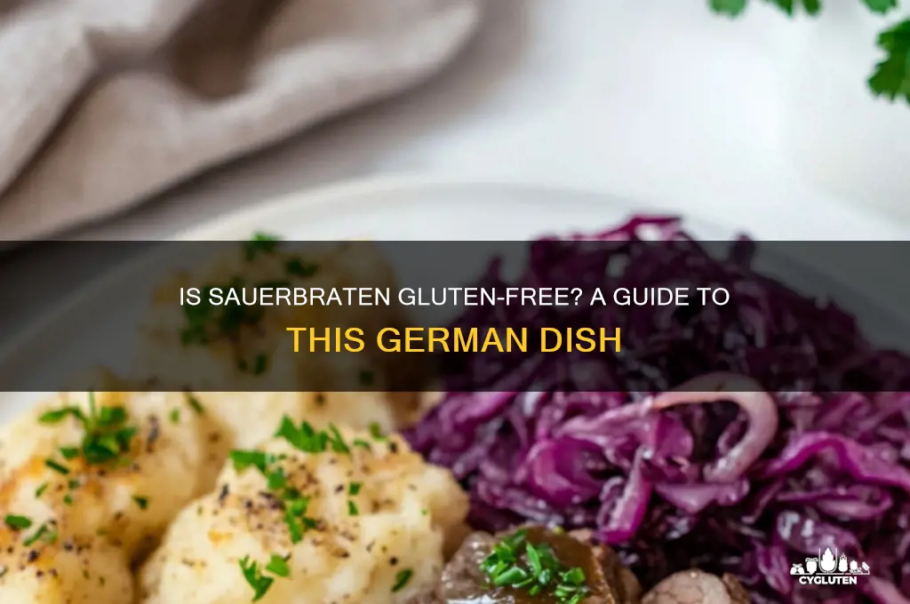 is sauerbraten gluten free
