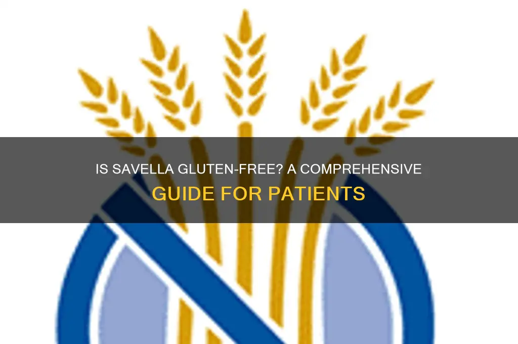 is savella gluten free